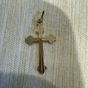 925 Gold Plated Cross Pendant